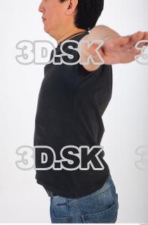 Upper body reference black tshirt of Orville 0004